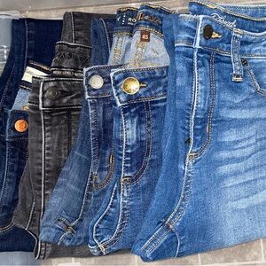 Women's Skinny Jeans in Blue and Black Jean bundle